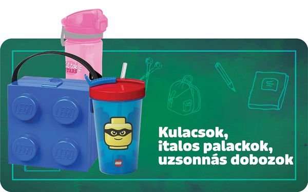 Kulacsok, italos palackok, uzsonnás dobozok a Játéktenger webáruházban Kulacsok, italos palackok, uzsonnás dobozok a Játéktenger webáruházban